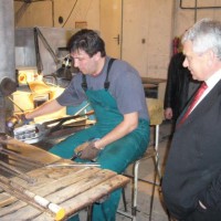 Министр промышленности Словакии посетил нашу фирму Glass LPS.